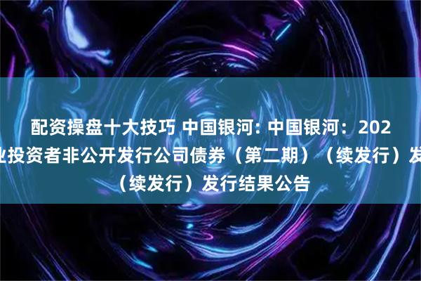 配资操盘十大技巧 中国银河: 中国银河：2025年面向专业投资者非公开发行公司债券（第二期）（续发行）发行结果公告